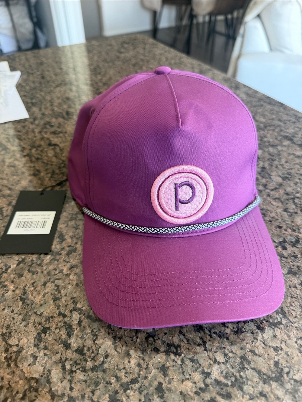 Purple pure barre hat